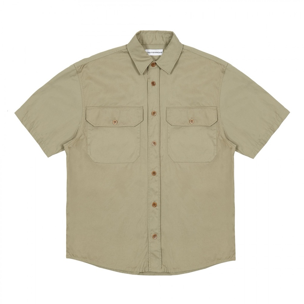 Gosha Rubchinskiy Washed Cotton Short Sleeve Shirt